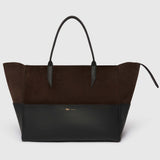 Metier - Incognito 42 Suede Chocolate and Smooth Calfskin Black
