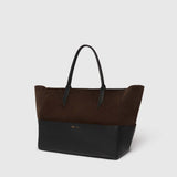 Metier - Incognito 42 Suede Chocolate and Smooth Calfskin Black