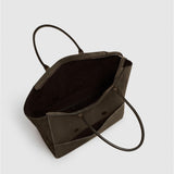 Metier - Incognito 36 Cabas Suede Chocolate With Salt Stitching