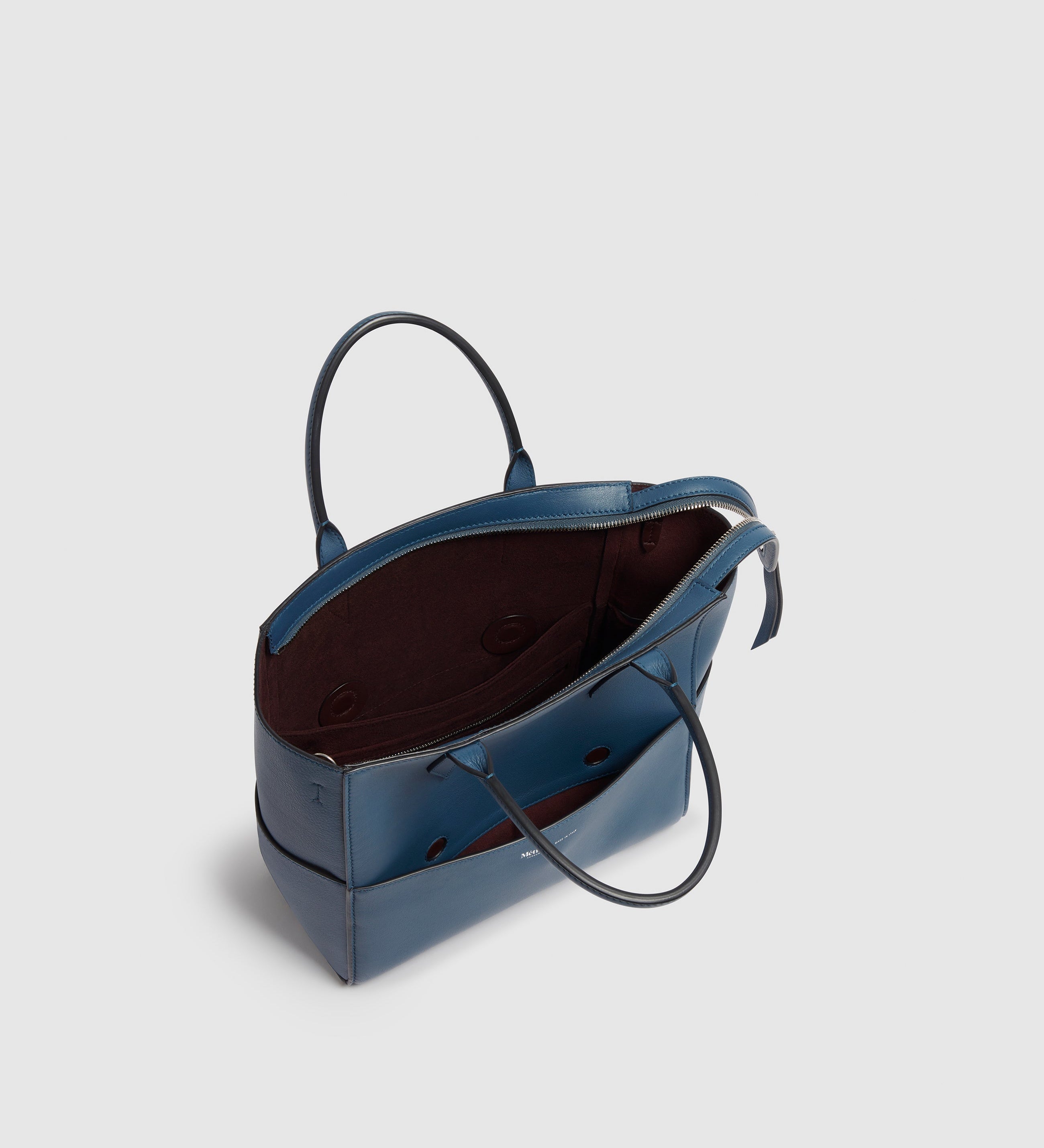 Metier - Incognito Crossbody Cabas Smooth Calfskin Storm