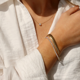 Kinn - Eternity Diana Tennis Bracelet 3ctw Yellow Gold