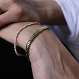 Kinn - Eternity Diana Tennis Bracelet 3ctw Yellow Gold