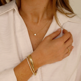 Kinn - Eternity Diana Tennis Bracelet 3ctw Yellow Gold