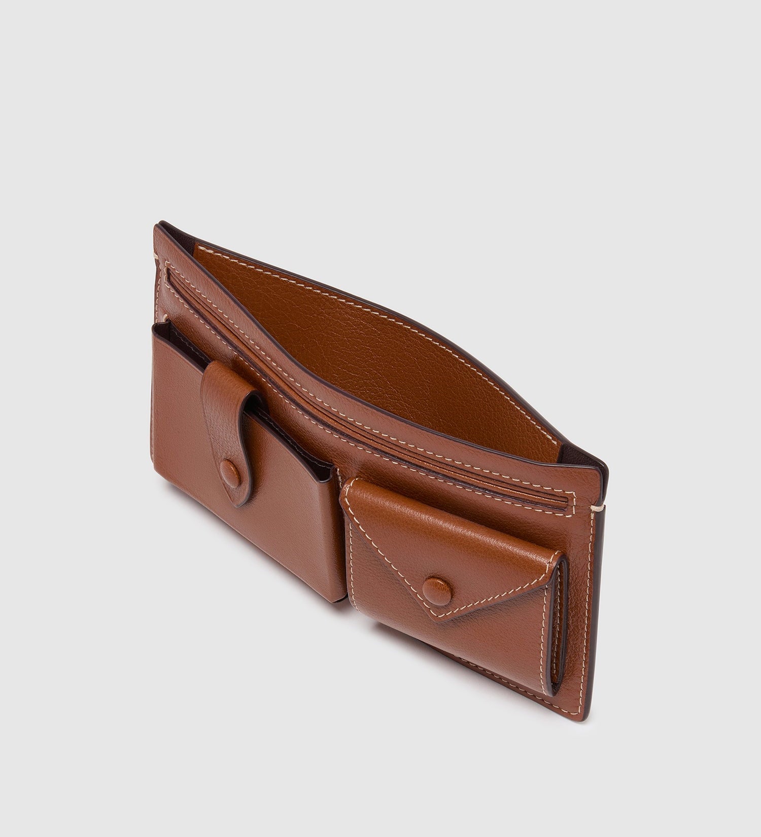 Metier - Inside Out Wallet Buffalo Cognac
