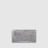 Metier - ISSIMO | Métier Inside Out Wallet Metallic Calfskin Silver
