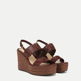 Veronica Beard - Riya Raffia Wedge Sandal