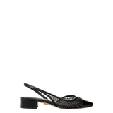 Veronica Beard - Cecile Rhinestone Mesh Cap - Toe Slingback