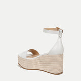 Veronica Beard - Gianna Raffia Wedge Sandal