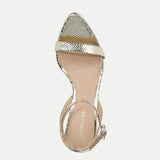 Veronica Beard - Darcelle Metallic Leather Sandal