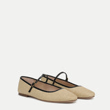 Veronica Beard - Ellie Raffia Flat