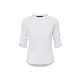 Veronica Beard - Waldorf Ruched-Sleeve Tee