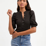 Veronica Beard - Coralee Puff-Sleeve Top