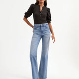 Veronica Beard - Coralee Puff-Sleeve Top