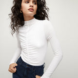 Veronica Beard - Theresa Ruched Turtleneck