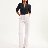 Veronica Beard - Coralee Puff-Sleeve Tee