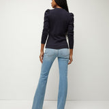 Veronica Beard - Dekalb Puff-Sleeve Top