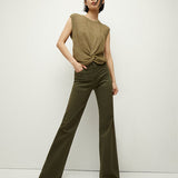 Veronica Beard - Crosbie Patch Pocket Slim Wide-Leg Pant