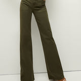Veronica Beard - Crosbie Patch Pocket Slim Wide-Leg Pant