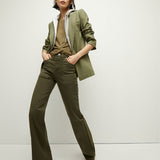 Veronica Beard - Crosbie Patch Pocket Slim Wide-Leg Pant