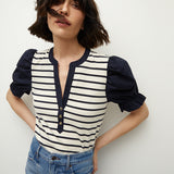 Veronica Beard - Raegan Puff-Sleeve Top