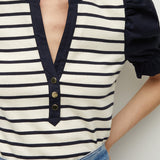 Veronica Beard - Raegan Puff-Sleeve Top