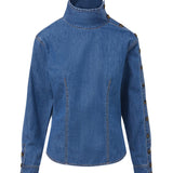 Veronica Beard - Fauri Asymmetrical Denim Shirt