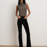 Veronica Beard - Beverly Velvet Skinny - Flare Pant