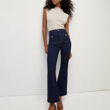 Veronica Beard - Carson Patch Pocket Kick-Flare Jean
