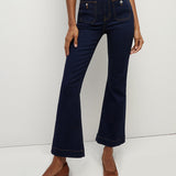 Veronica Beard - Carson Patch Pocket Kick-Flare Jean