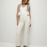 Veronica Beard - Carson Patch-Pocket Kick-Flare Jean