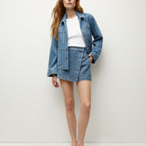 Veronica Beard - Dahl Striped Denim Chore Jacket