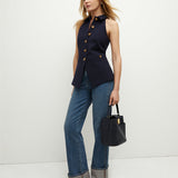 Veronica Beard - Dylan Cuffed Straight-Leg Jean