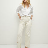Veronica Beard - Dylan Cuffed Cargo Straight-Leg Jean