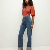 Veronica Beard - Coralee Puff-Sleeve Top