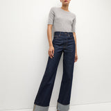 Veronica Beard - Taylor Cuffed Wide-Leg Jean