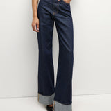 Veronica Beard - Taylor Cuffed Wide-Leg Jean