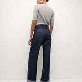 Veronica Beard - Taylor Cuffed Wide-Leg Jean