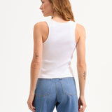 Veronica Beard - Hoorne Button-Down Tank Top