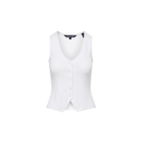 Veronica Beard - Hoorne Button-Down Tank Top