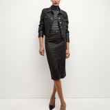 Veronica Beard - Breves Coated Midi Skirt