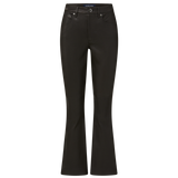 Veronica Beard - Carson Leather Kick-Flare Pant