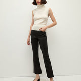 Veronica Beard - Carson Leather Kick-Flare Pant