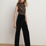 Veronica Beard - Taylor Velvet Wide-Leg Pant