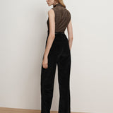 Veronica Beard - Taylor Velvet Wide-Leg Pant