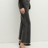 Veronica Beard - Dylan Rhinestone-Stripe Straight-Leg Jean