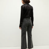Veronica Beard - Dylan Rhinestone-Stripe Straight-Leg Jean