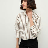 Veronica Beard - Keiko Stretch-Cotton Button-Down Shirt