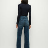 Veronica Beard - Taylor Slant-Pocket Wide-Leg Jean