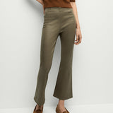 Veronica Beard - Carson Coated Off-Duty Kick-Flare Jean