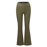 Veronica Beard - Carson Coated Off-Duty Kick-Flare Jean